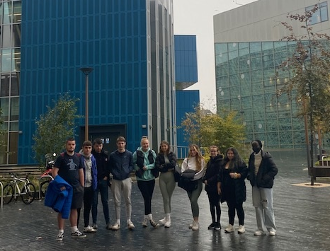 Business students at Newcastle Uni