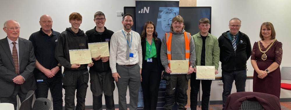 NCD apprentices receive grants from Henry Smith Charity