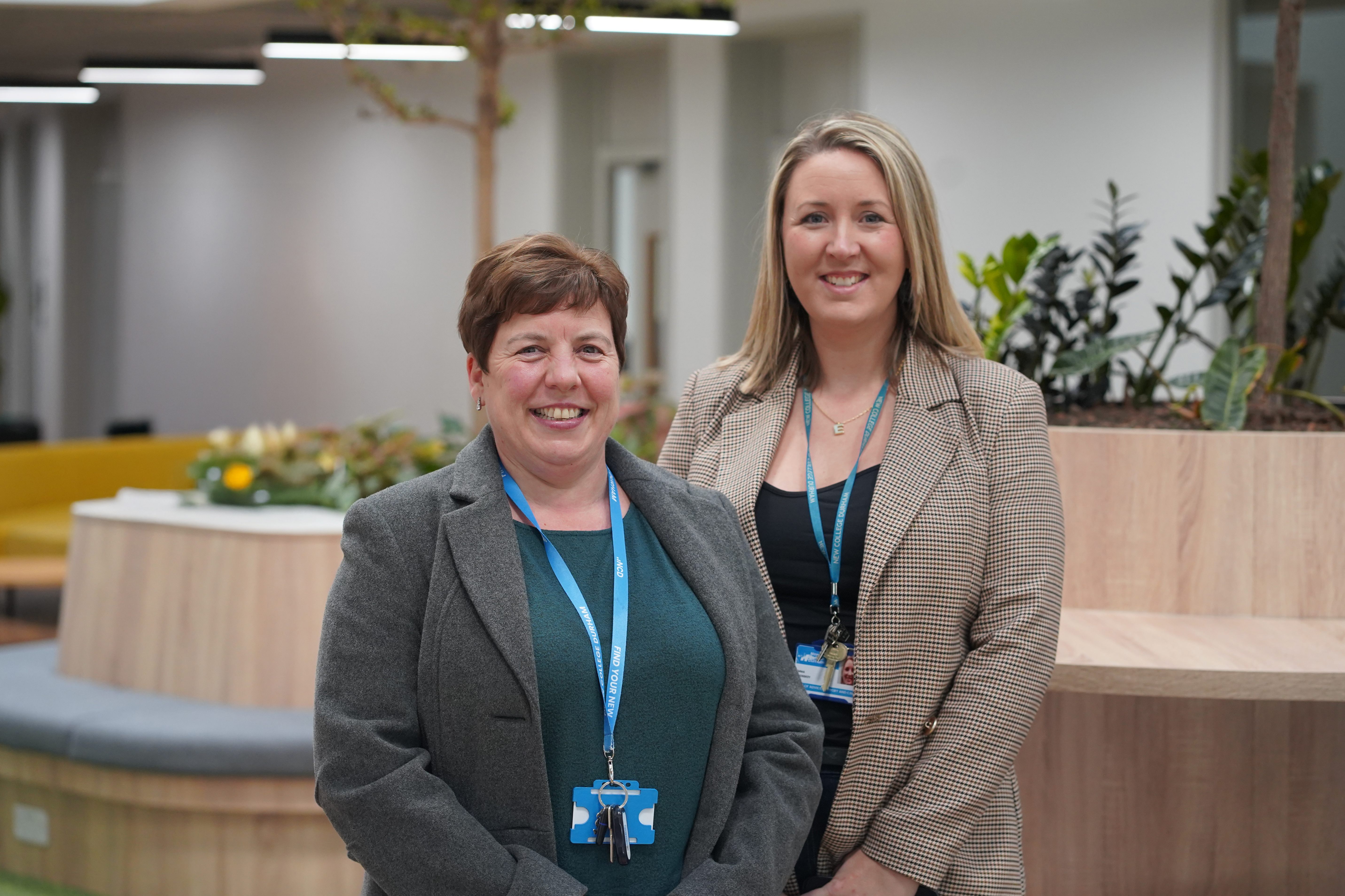 Karen Milne, Head of Training, Development and Access Fund, & Emma Crosskey Head Of ASC