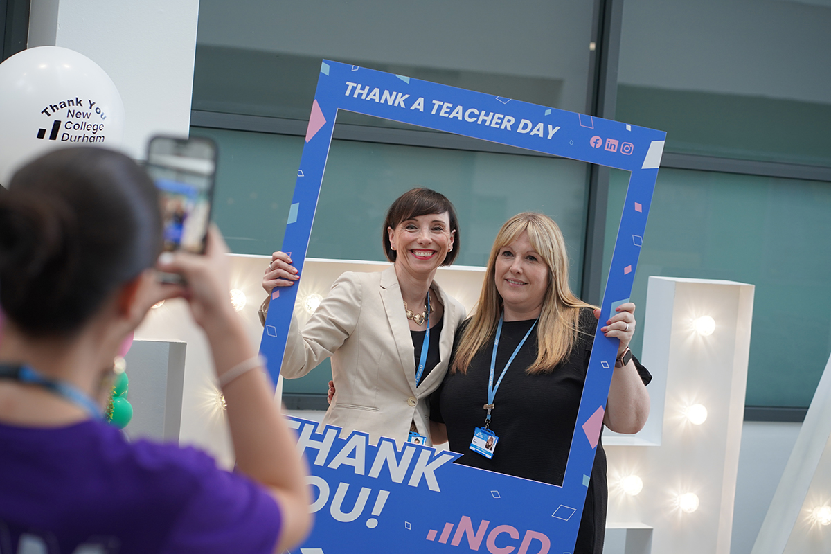 national thank a teacher day selfie frame