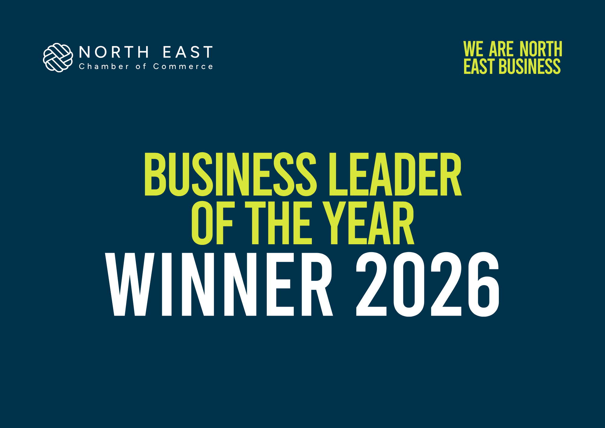 Business Leader of the Year Winner 2026
