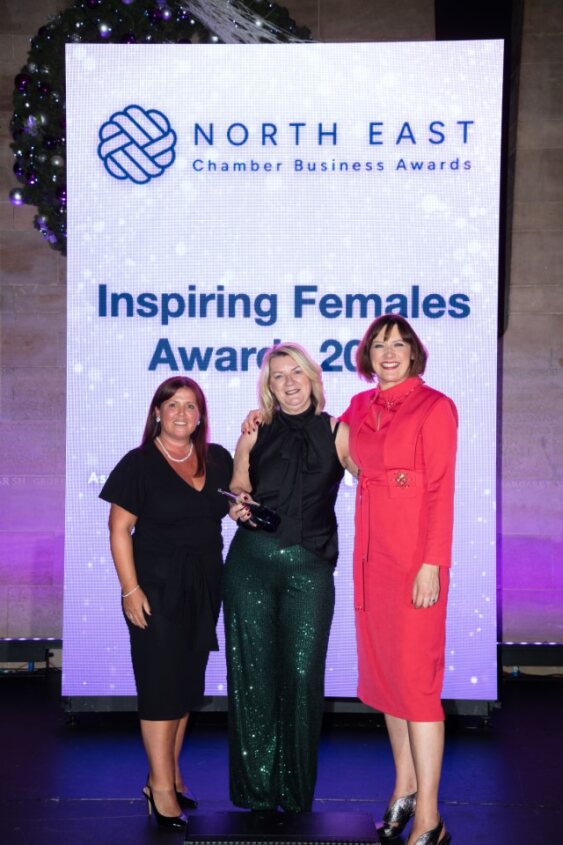 Alison Maynard receives Inspiring Female award