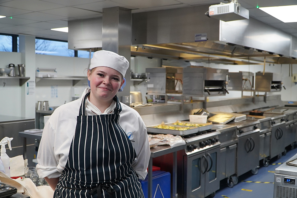 Professional Cookery student, Mikaela Humble