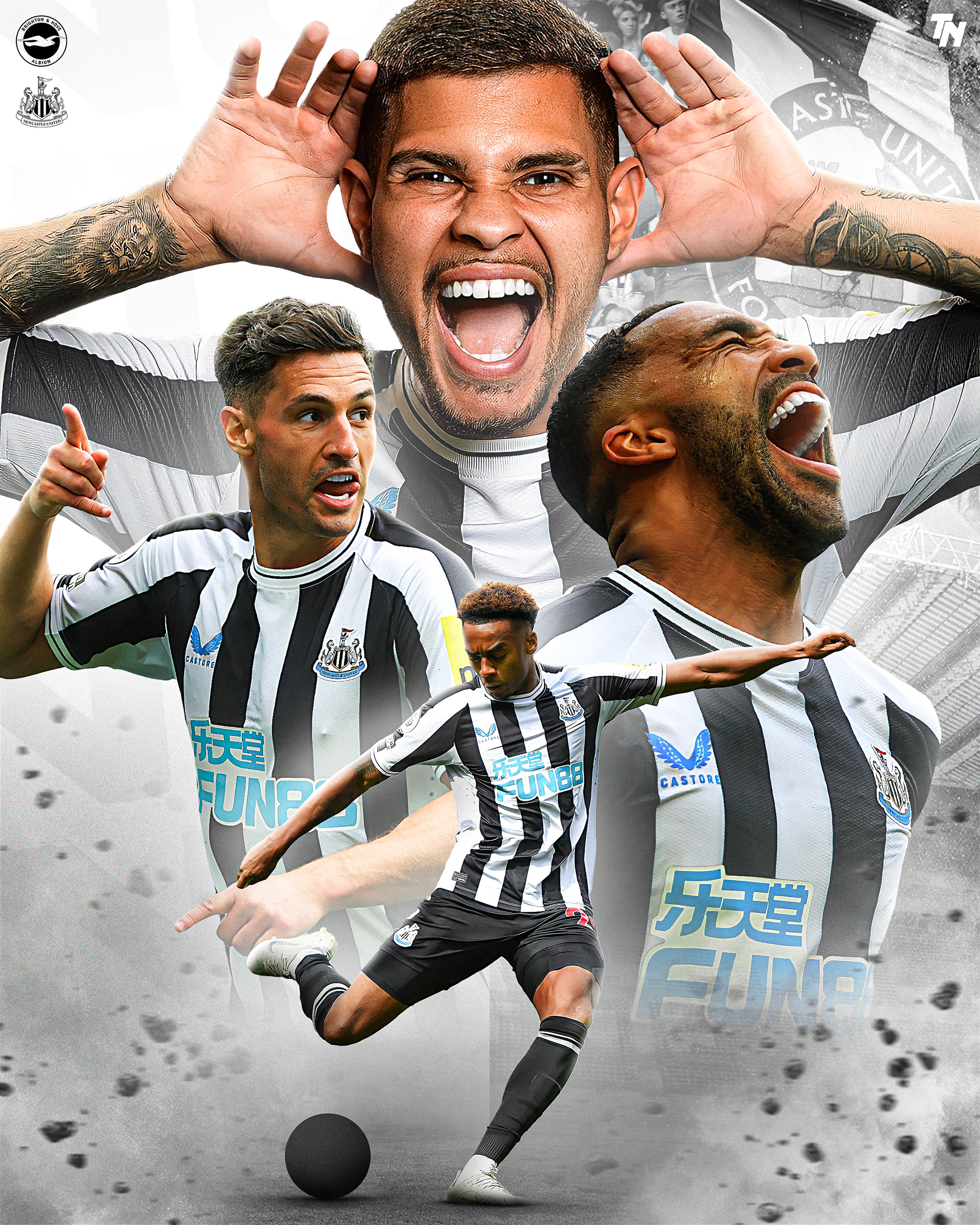 Kieran graphics NUFC 2023 2