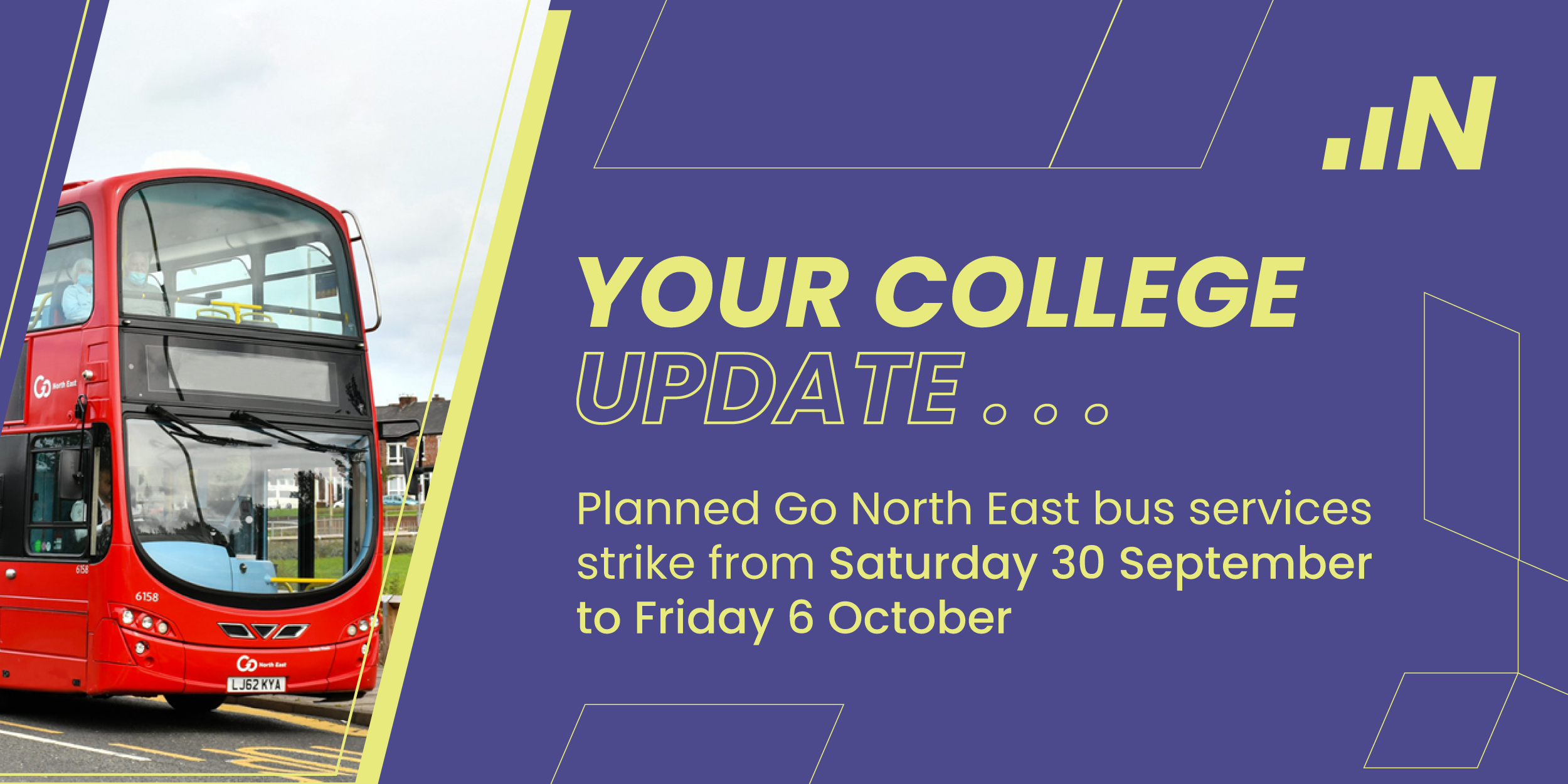 Go North East bus strikes 